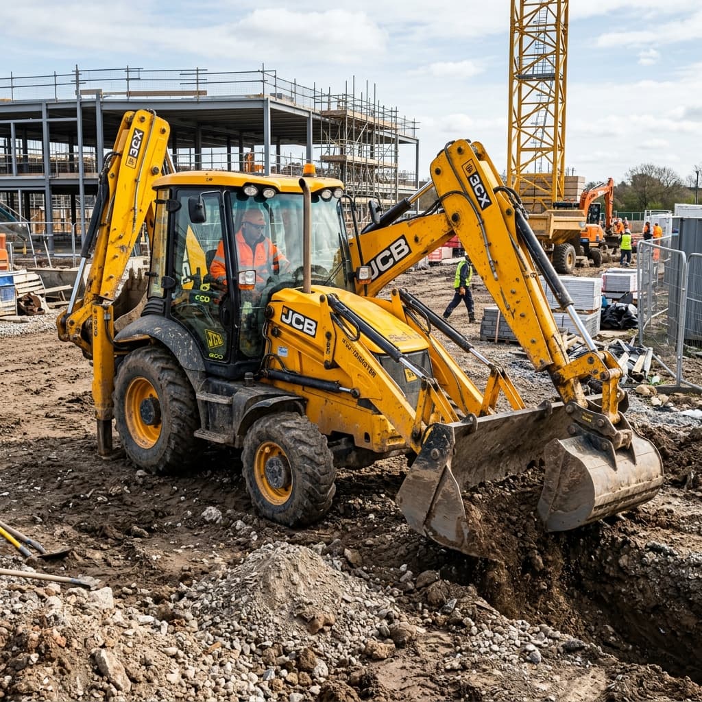 JCB - اللوادر الحفارة - Heavy Machinery Sourcing